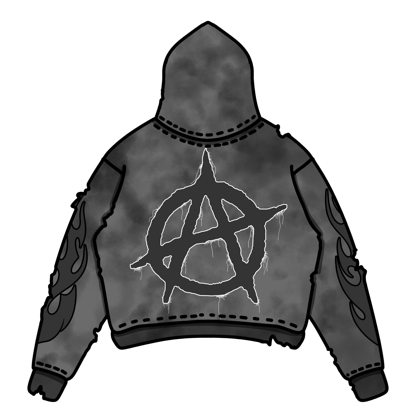 MOTION - ZIP-UP HOODIES (ACID WASH)