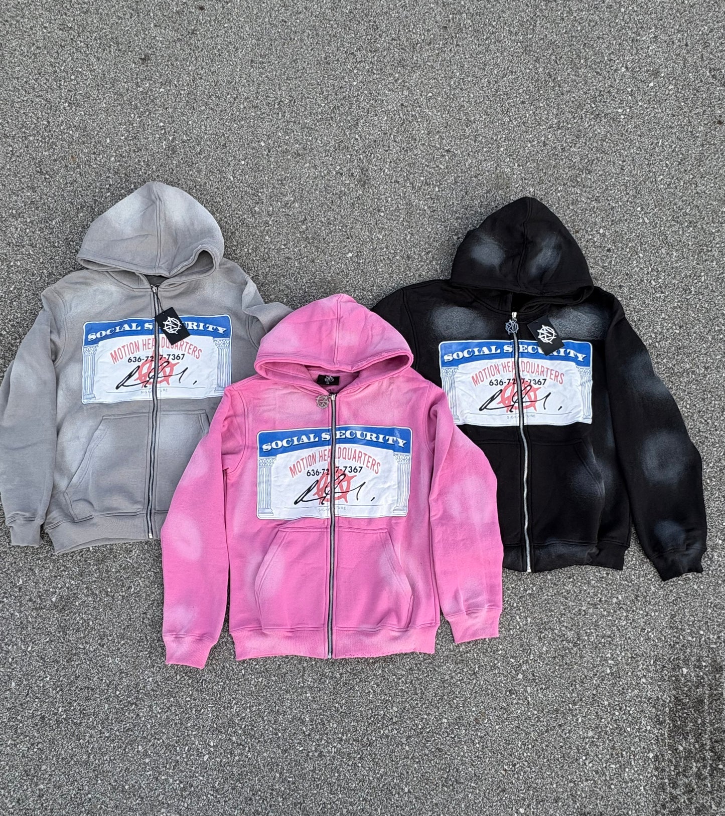 Social Security Hoodie- Black