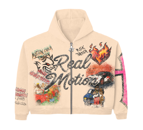 Motion Junkies Hoodie - Cream