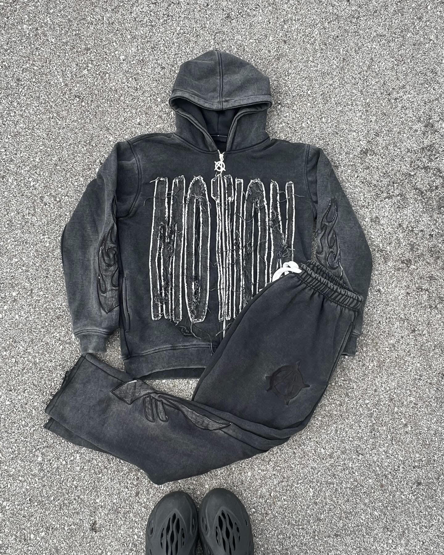 MOTION -  ZIP-UP HOODIES (ACID WASH)