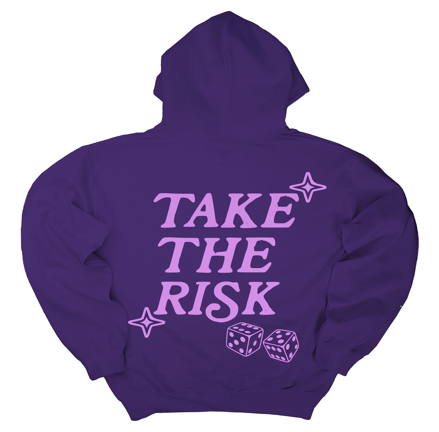 " Take The Risk " - Purple Hoodie