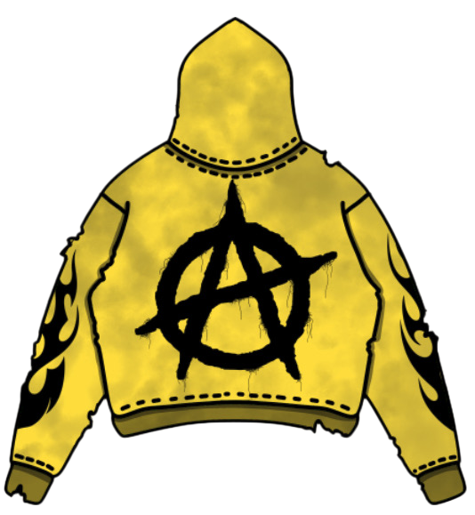 MOTION - ZIP-UP HOODIE ( YELLOW )