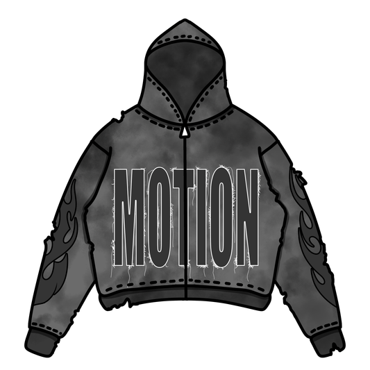 MOTION -  ZIP-UP HOODIES (ACID WASH)