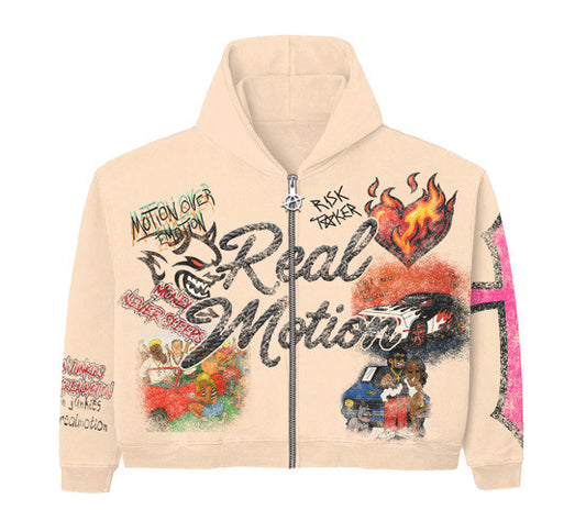 Motion Junkies Hoodie - Cream
