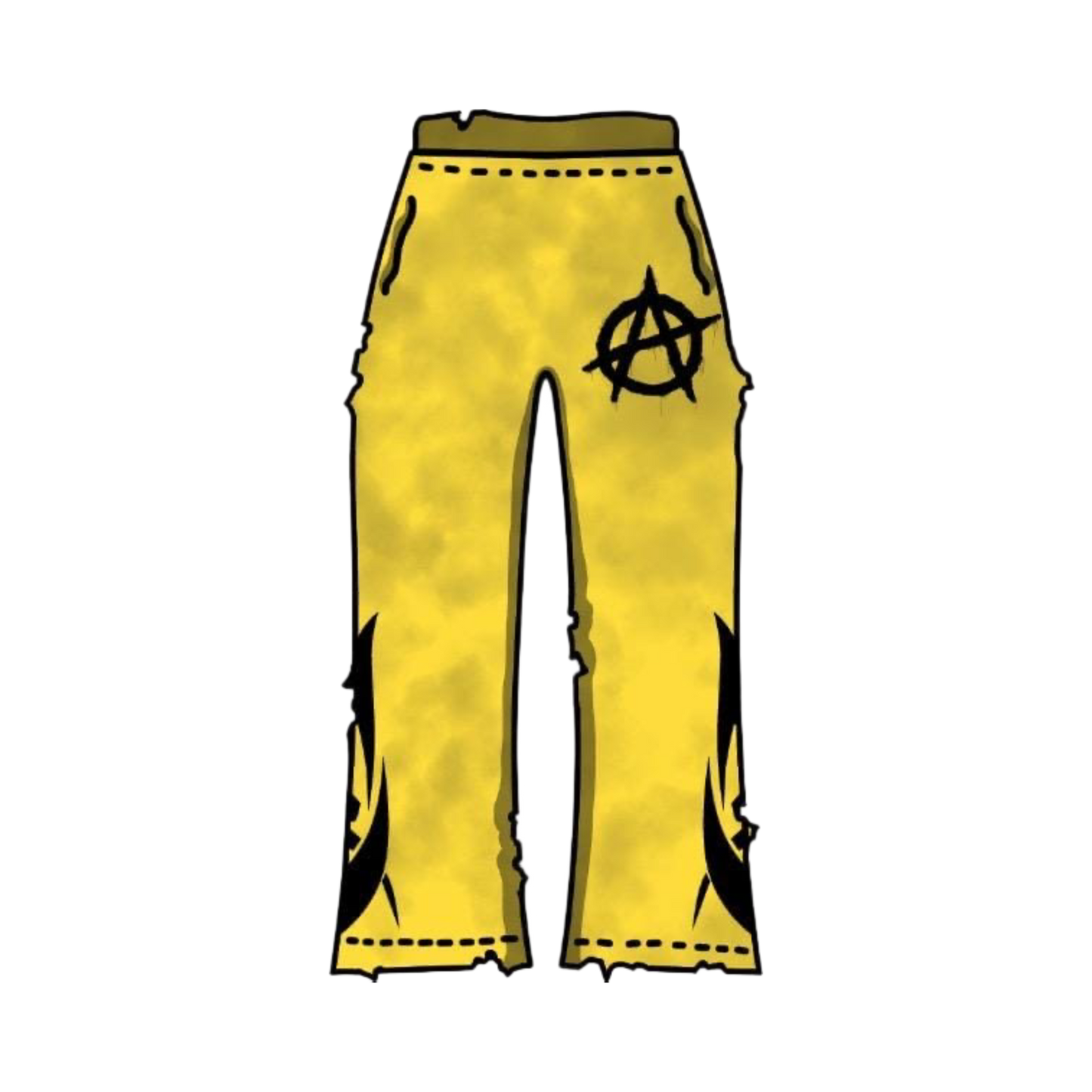 MOTION SETS - SWEATPANTS ( YELLOW )