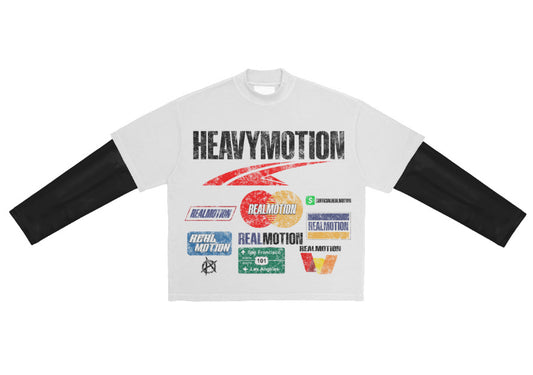 HEAVY-MOTION Black & White Tee’s