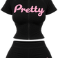 PRETTY MOTION ( BLACK ) SETS