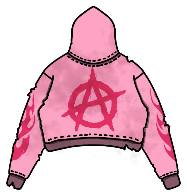 MOTION- ZIP-UP “PINK” HOODIE