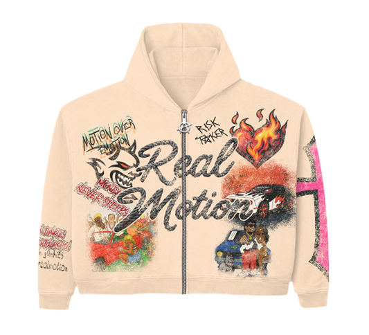 Motion Junkies Hoodie - Cream
