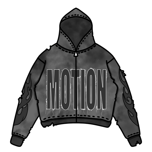 MOTION -  ZIP-UP HOODIES (ACID WASH)