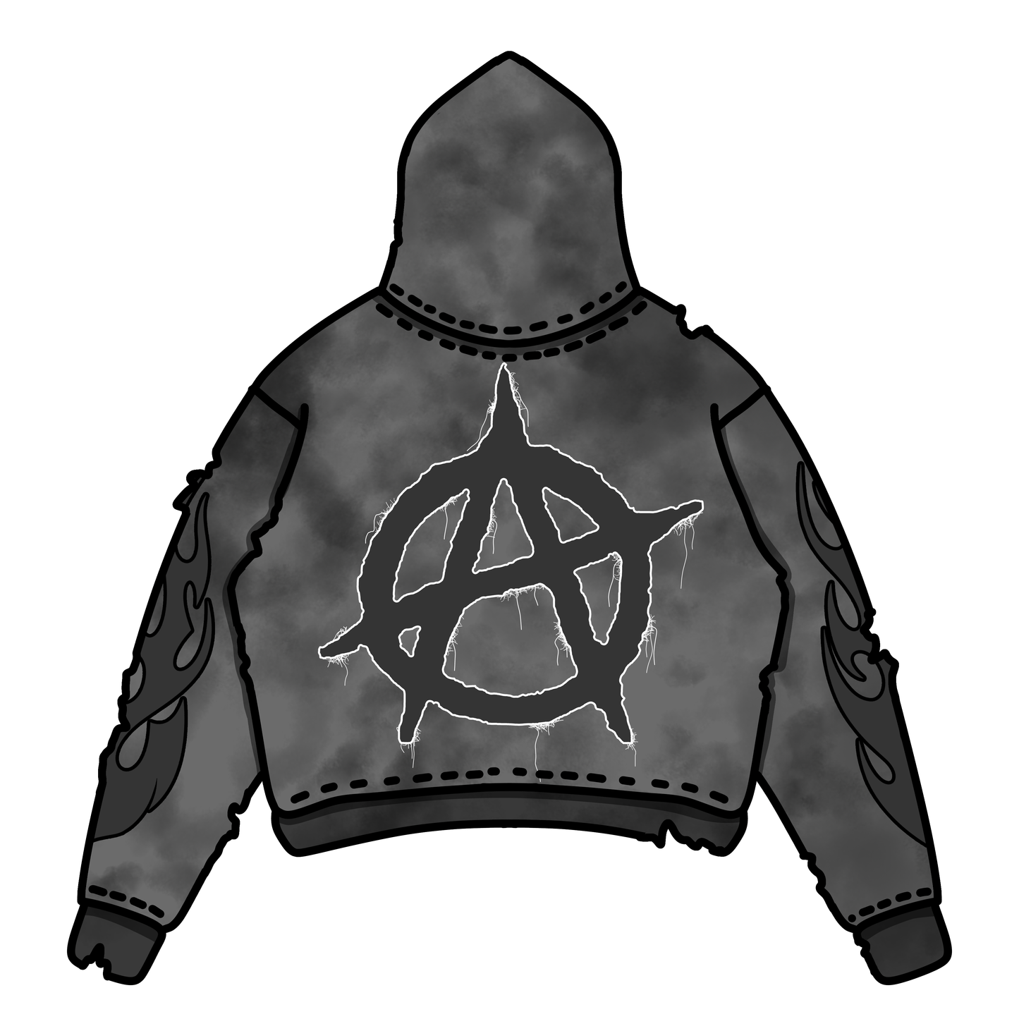 MOTION -  ZIP-UP HOODIES (ACID WASH)