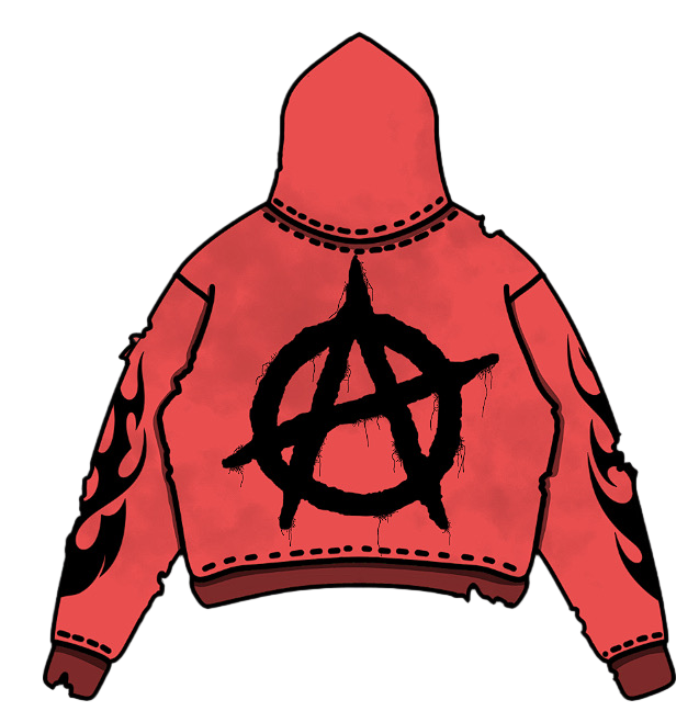 MOTION - ZIP-UP HOODIES (RED)