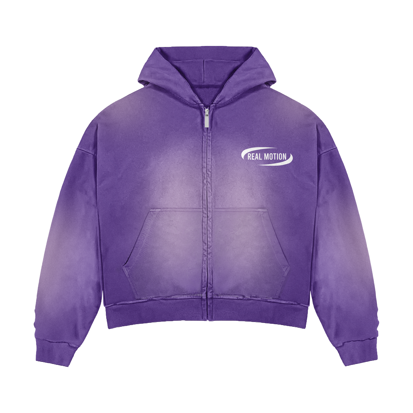 "REAL MOTION" PURPLE HOODIE
